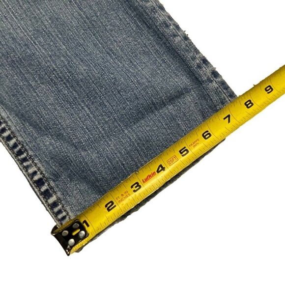 Silver Jeans Santorini Capris Low Rise Straight Leg Blue Denim Women’s Size 28 - Picture 14 of 14